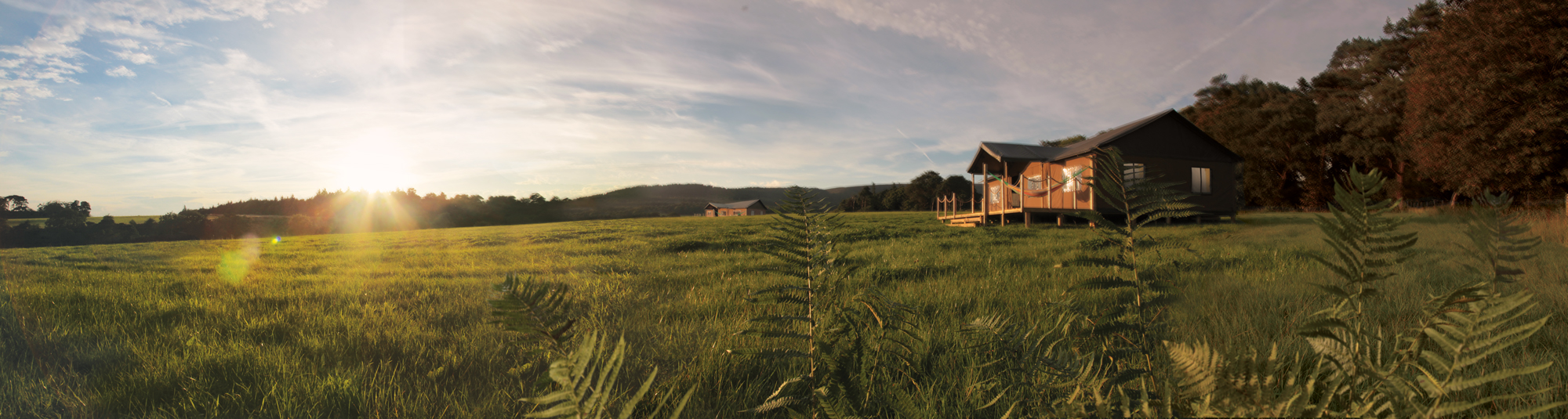 Enjoy the stunning views accross the countryside
