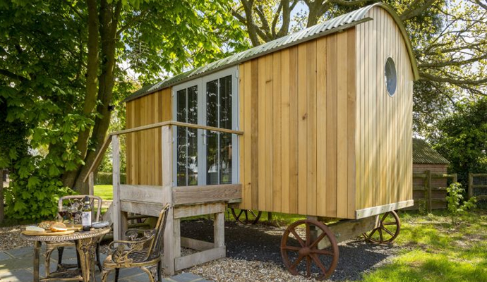 Luxury glamping accommodation