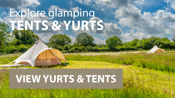 Explore our tents and yurts