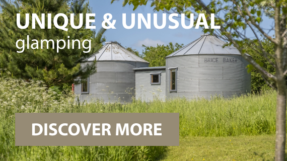 Unique and unusual glamping