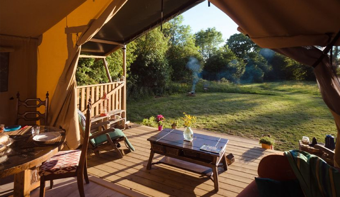 Enjoy an evening relaxing on the terrace