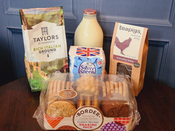 A complimentary starter pack is provided on your arrival which includes essentials such as tea, coffee, sugar and milk plus a welcome treat